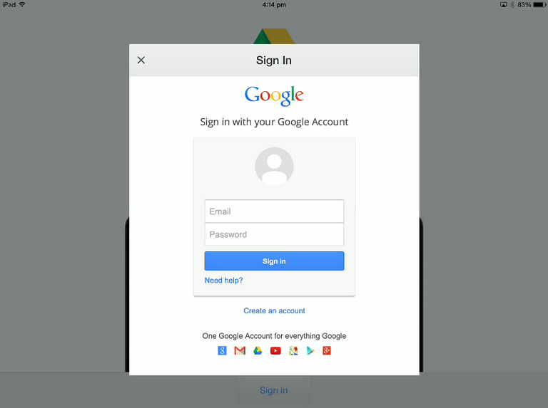 google drive sign in another account